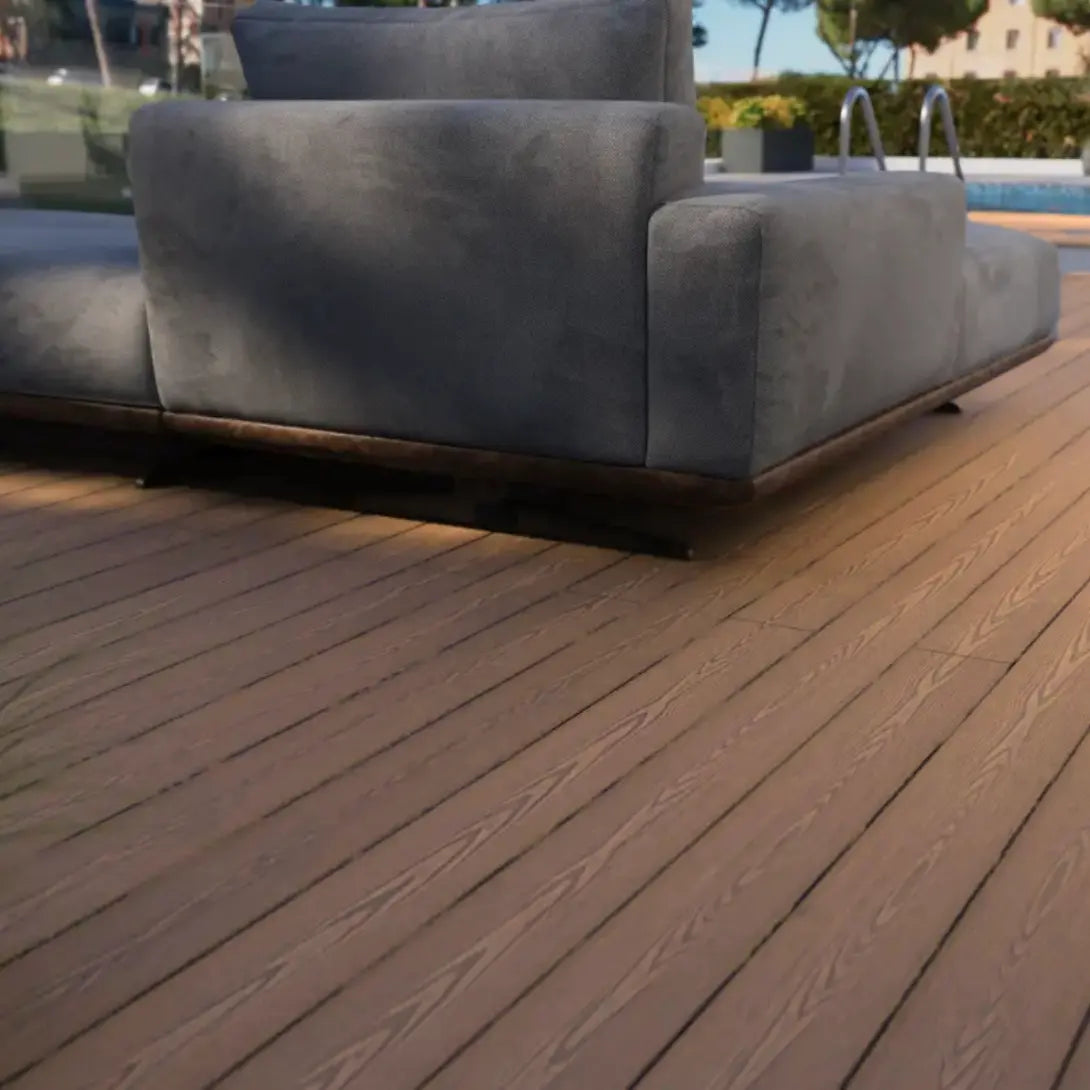 WPC Terrassendiele Massivdiele PREMIUM - Basaltgrau