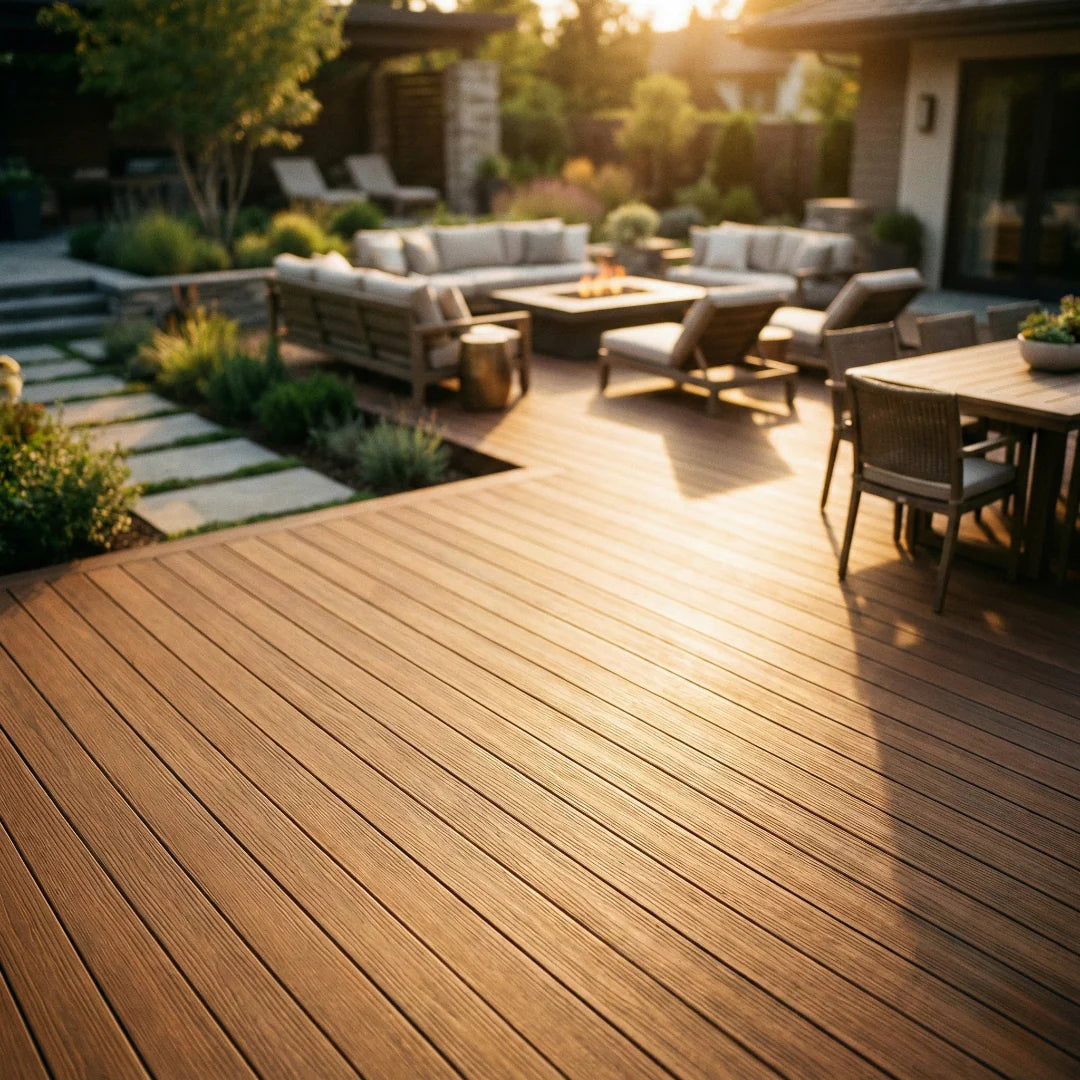 WPC Terrassendiele Massivdiele PREMIUM - Basaltgrau